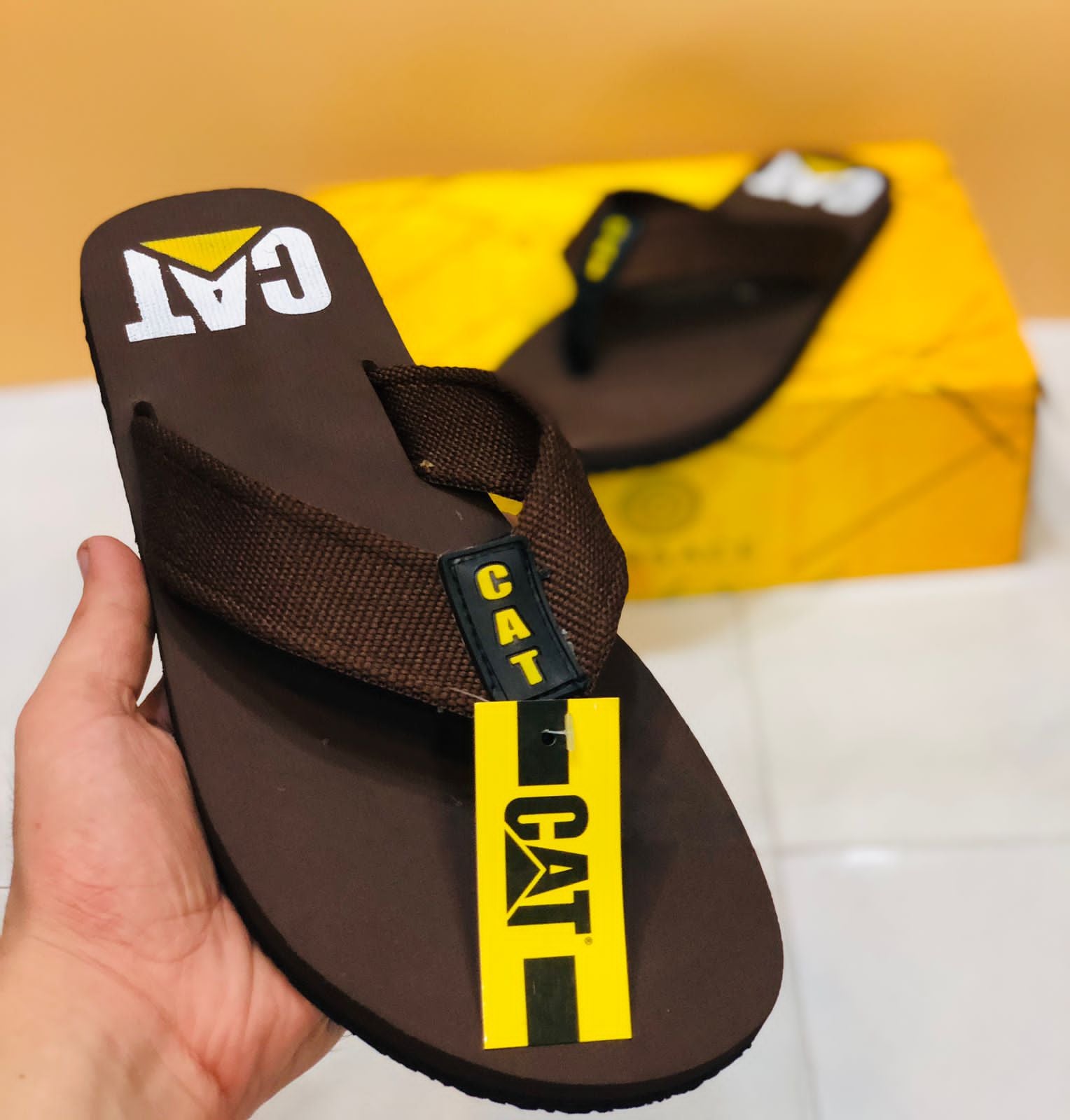 Front view of black men's casual slippers with soft sole – Stride Nest
