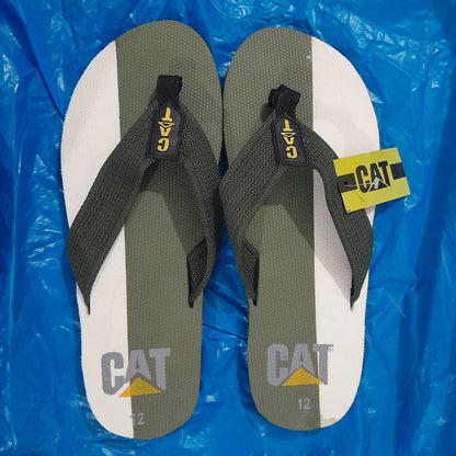Stride Nest – Men’s Casual Comfort Slippers in Green & White